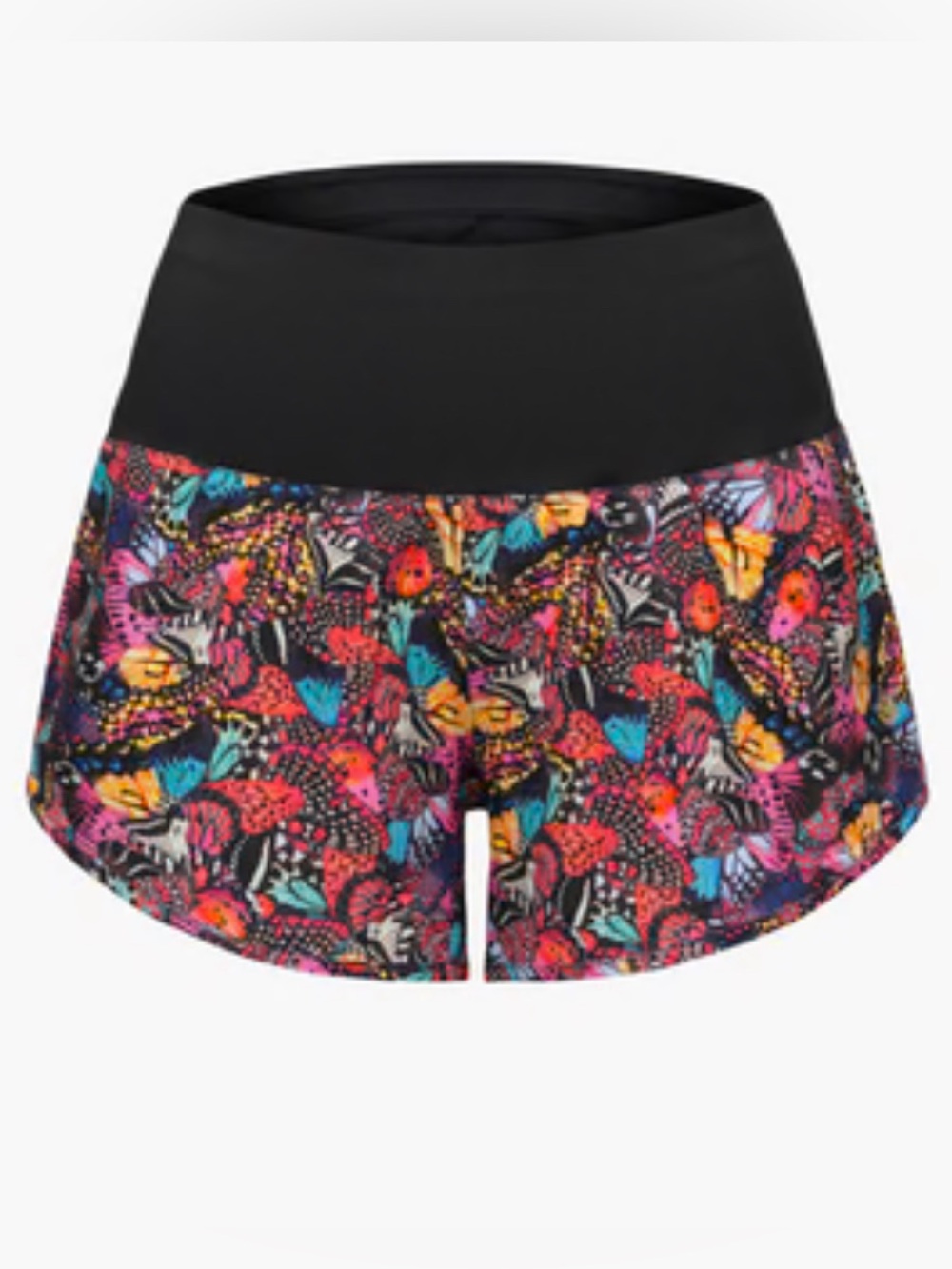 🦋Women's Shredly Shorts Black Athletic Short : Flutter Size Medium